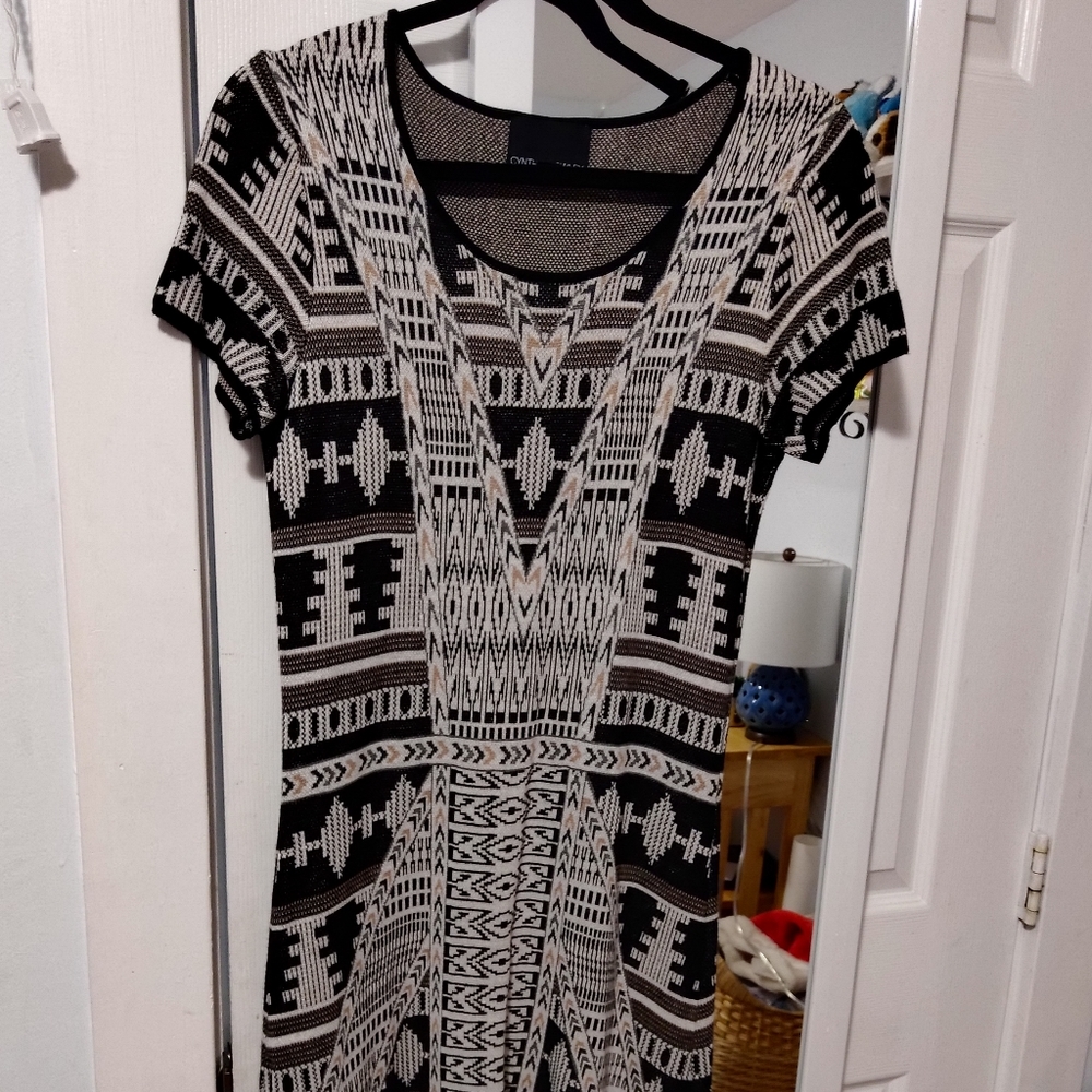 Black and White Dress